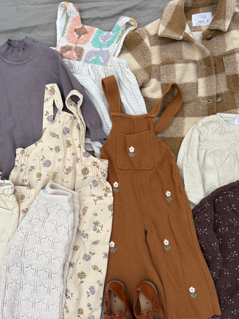 Zara baby girl bundle 11 pieces 12 to 24 months Fall neutral capsule